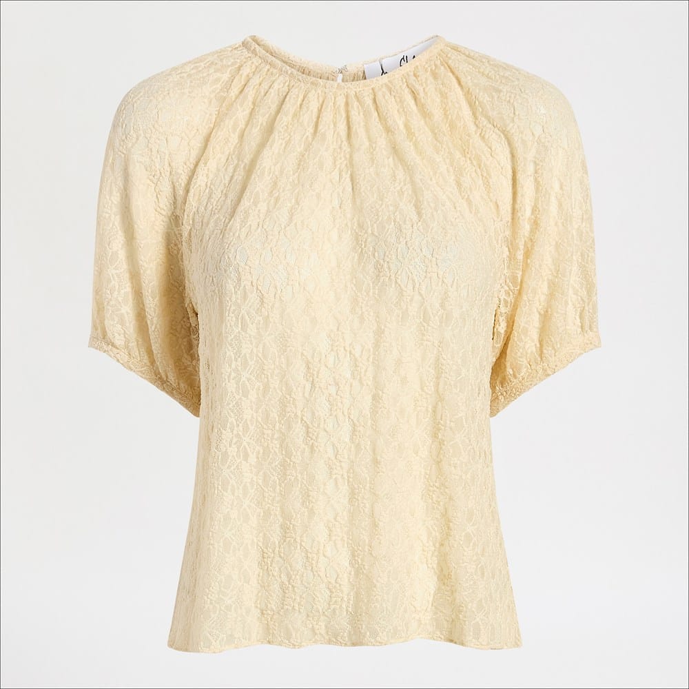 Stretch Lace Short Sleeve Top - Image 5