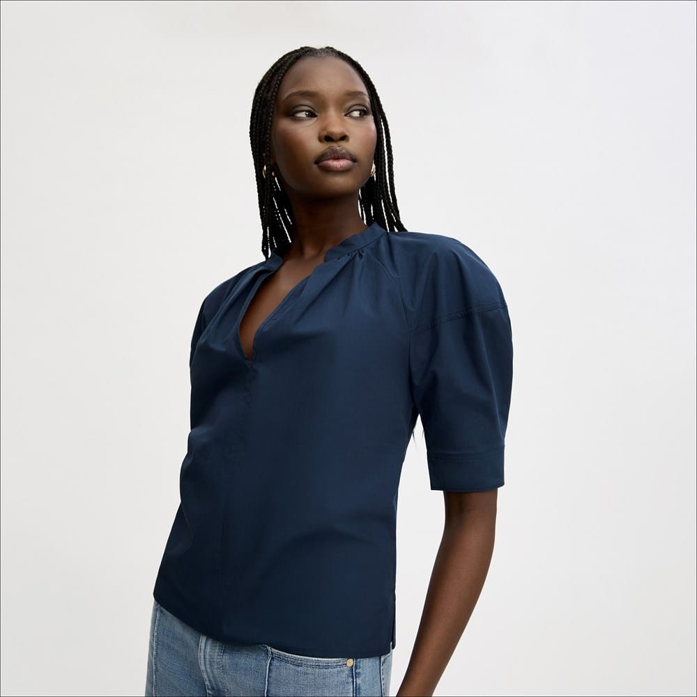 Raglan Short Sleeve V-Neck Top