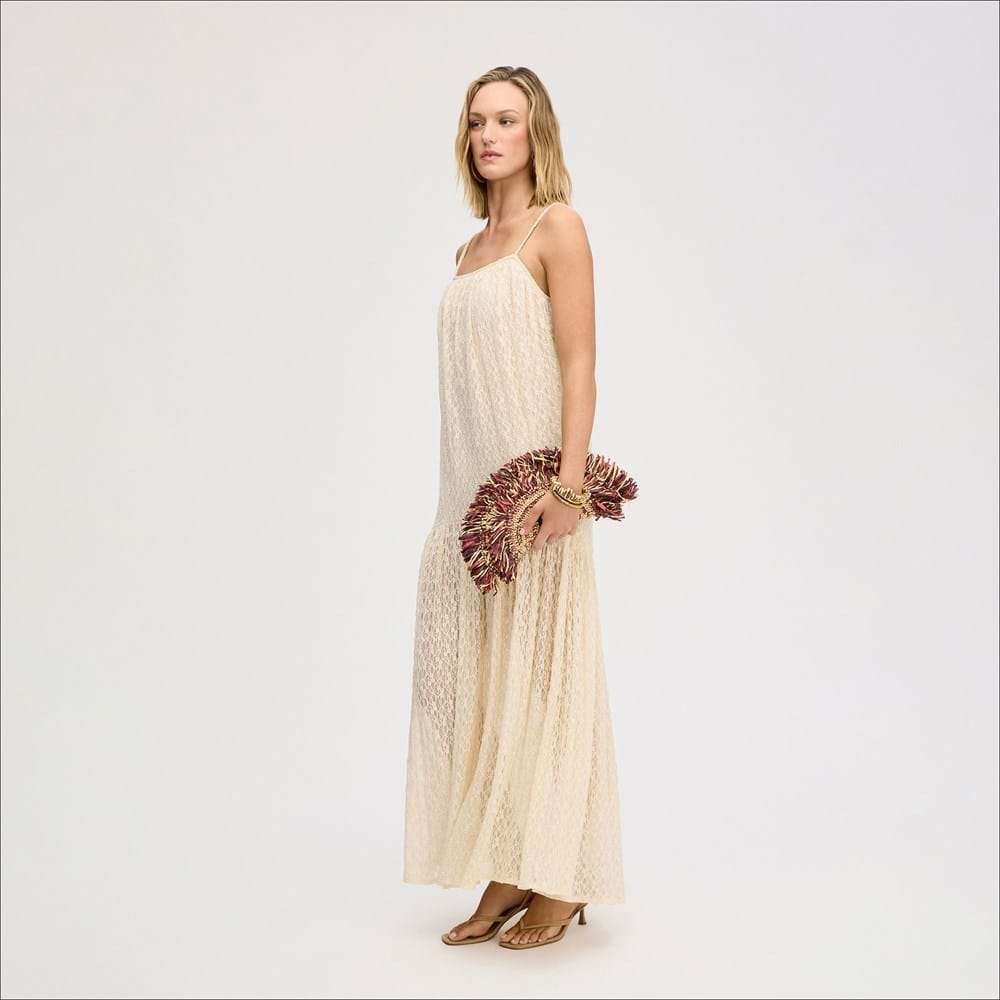 Drop Waist Midi Dress