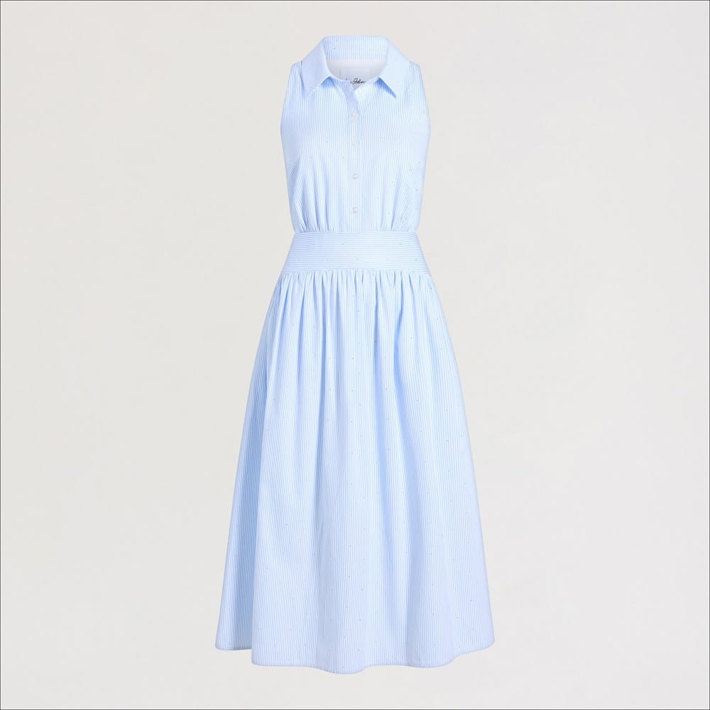 Striped Shirt Maxi Dress - Image 5