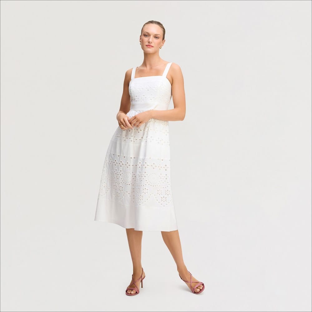 Eyelet Maxi Dress